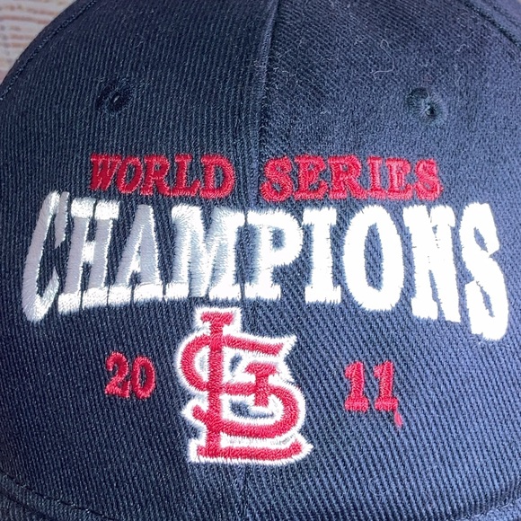 NWT St Louis Cardinals World Series Champions 2011 MLB Baseball Hat Dad Cap - Picture 2 of 7